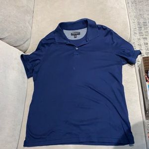 Banana Republic Luxury Touch Blue Polo